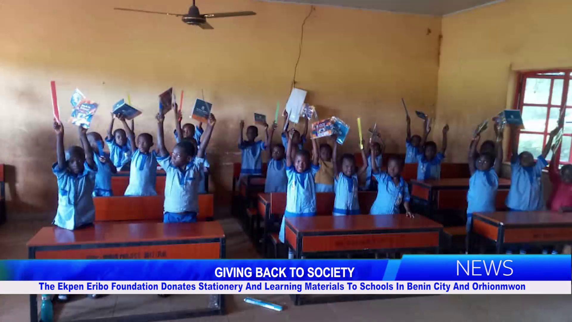 ‎The Ekpen Eribo Foundation Donates Stationery And Learning Materials To Schools In Benin City And Orhionmwon