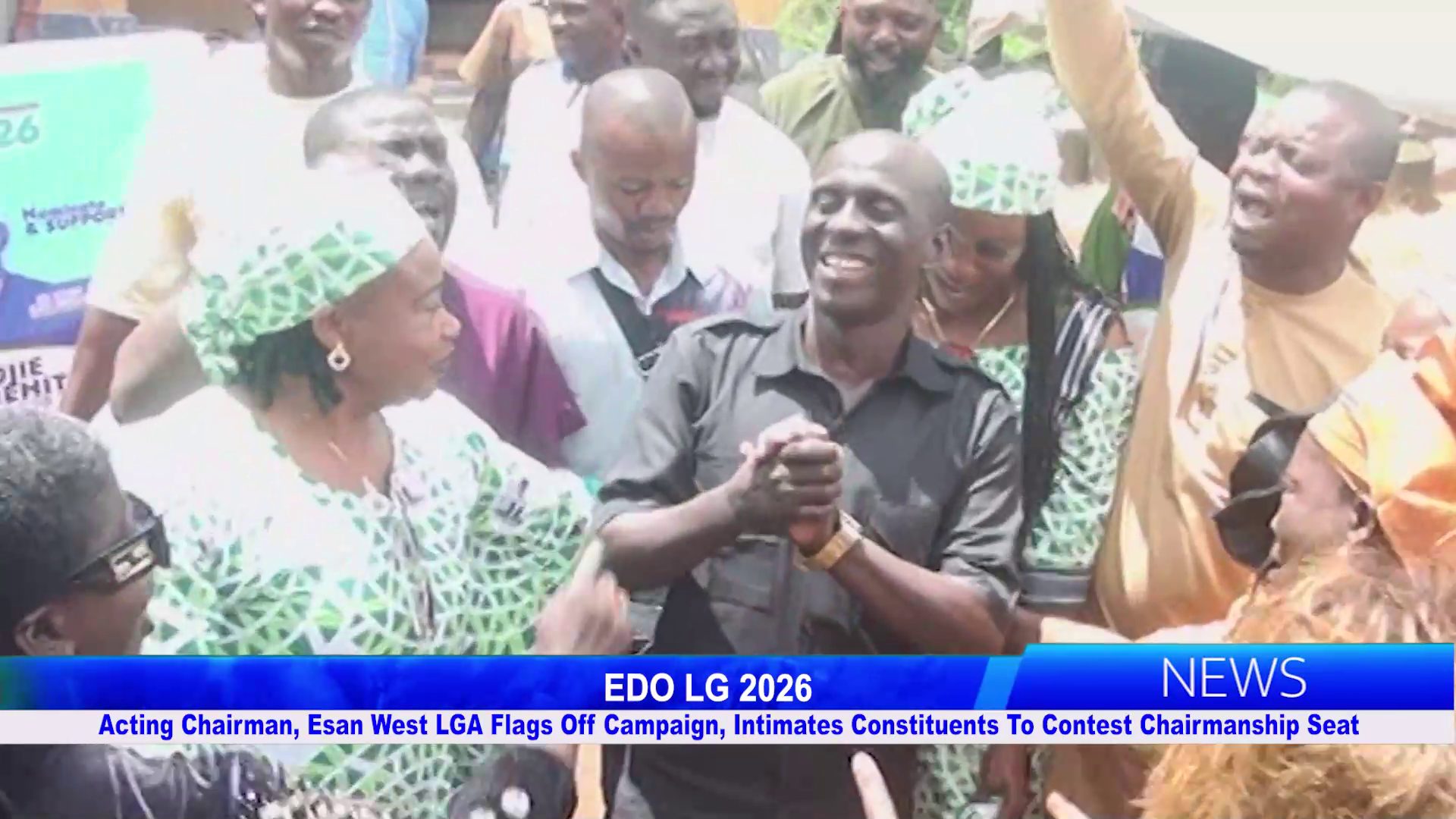 EDO LG 2026: Acting Chairman, Esan West LGA Flags Off Campaign, Intimates Constituents To Contest Chairmanship Seat