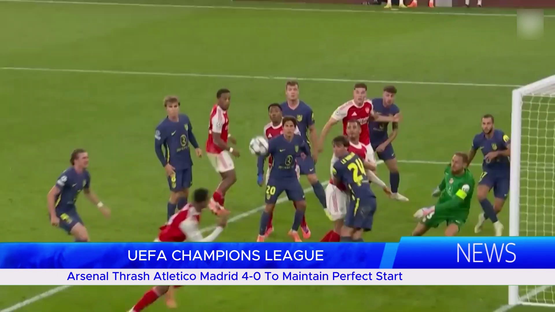 Arsenal Thrash Atletico Madrid 4-0 To Maintain Perfect Start