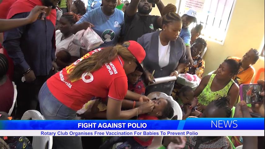 Rotary Club Organises Free Vaccination For Babies To Prevent Polio