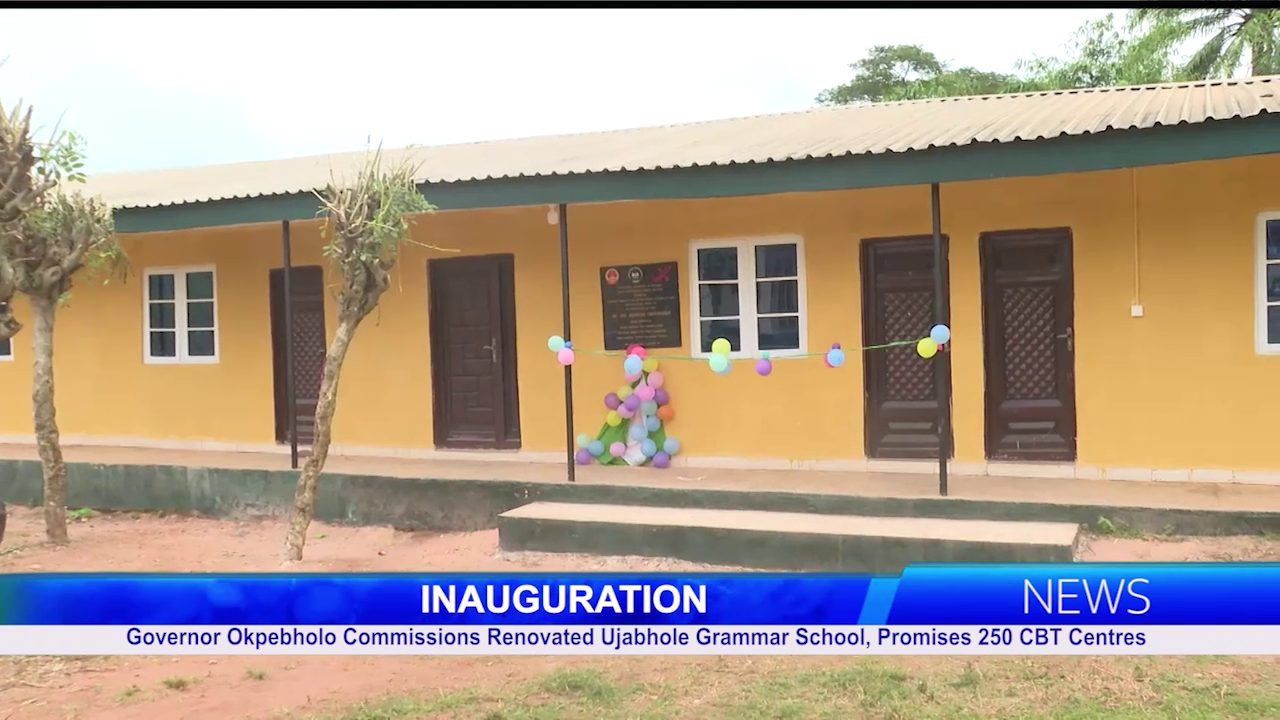 Governor Okpebholo Commissions Renovated Ujabhole Grammar School, Promises 250 CBT Centres