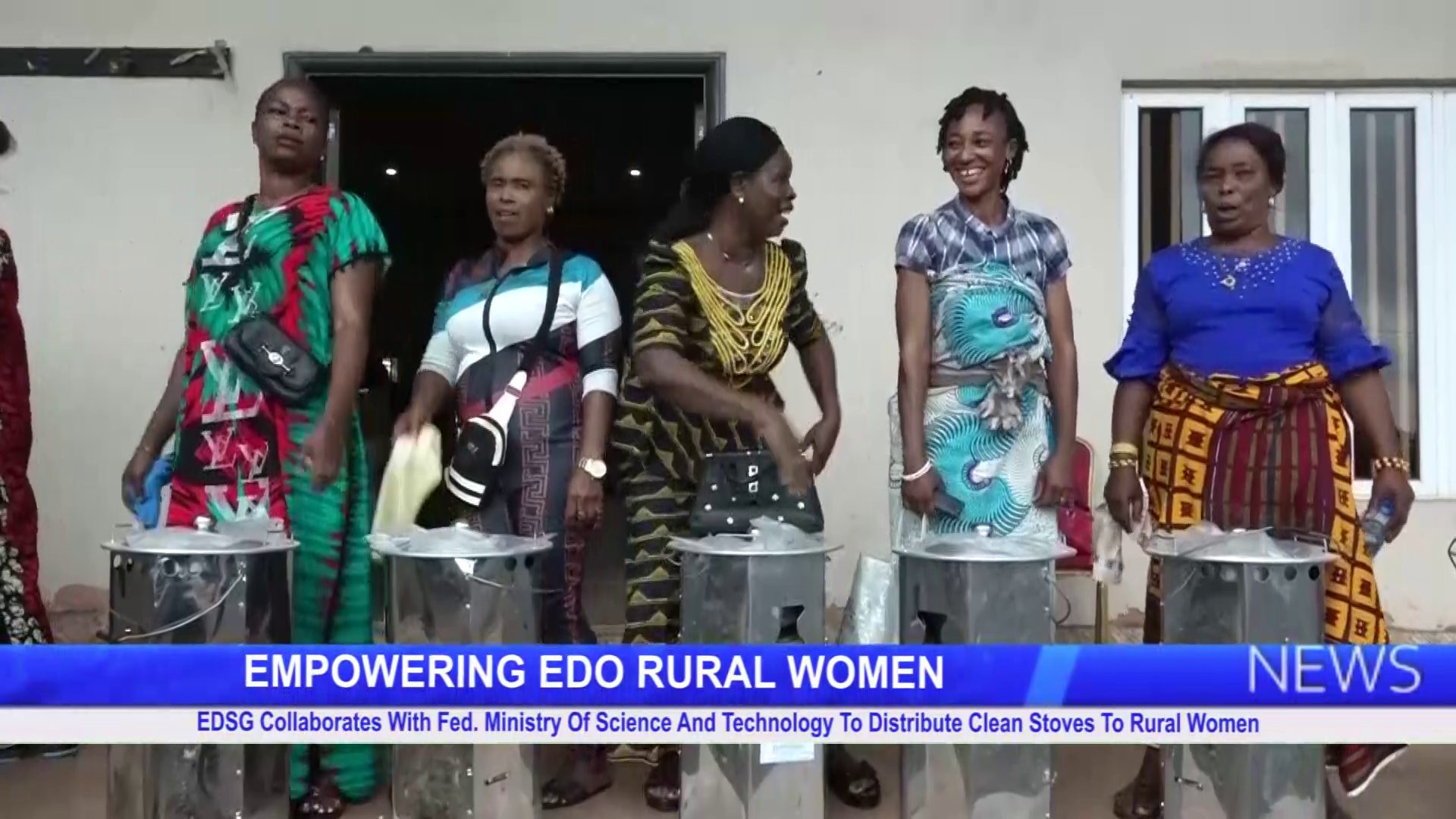 EDSG Collaborates With Fed. Ministry Of Science And Technology To Distribute Clean Stoves And Pots To Women In Rural Areas