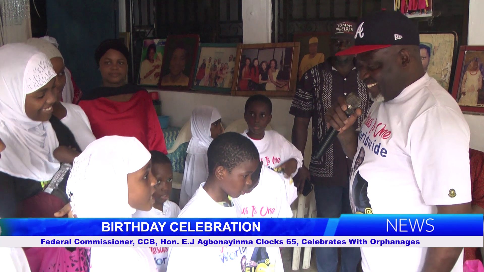 Federal Commissioner, CCB, Hon. E.J Agbonayinma Clocks 65, Celebrates With Orphanages