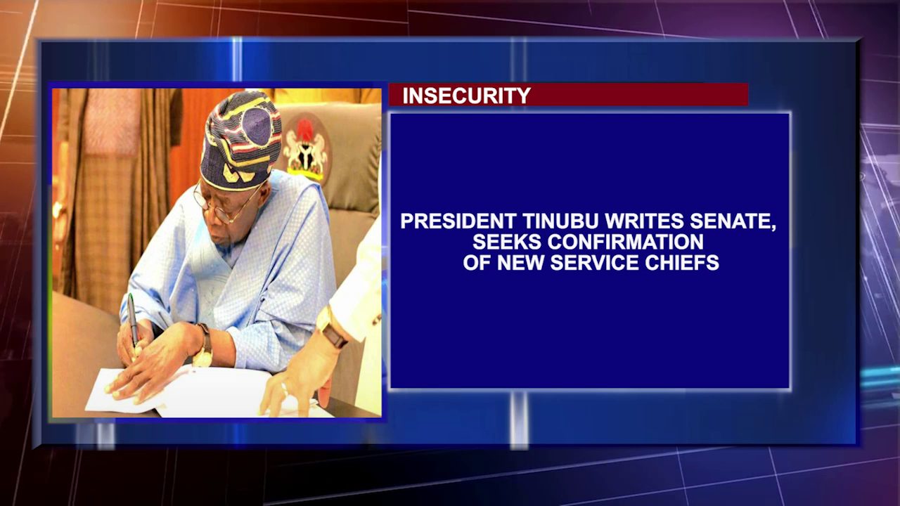 President Tinubu Writes Senate, Seeks Confirmation Of New Service Chiefs