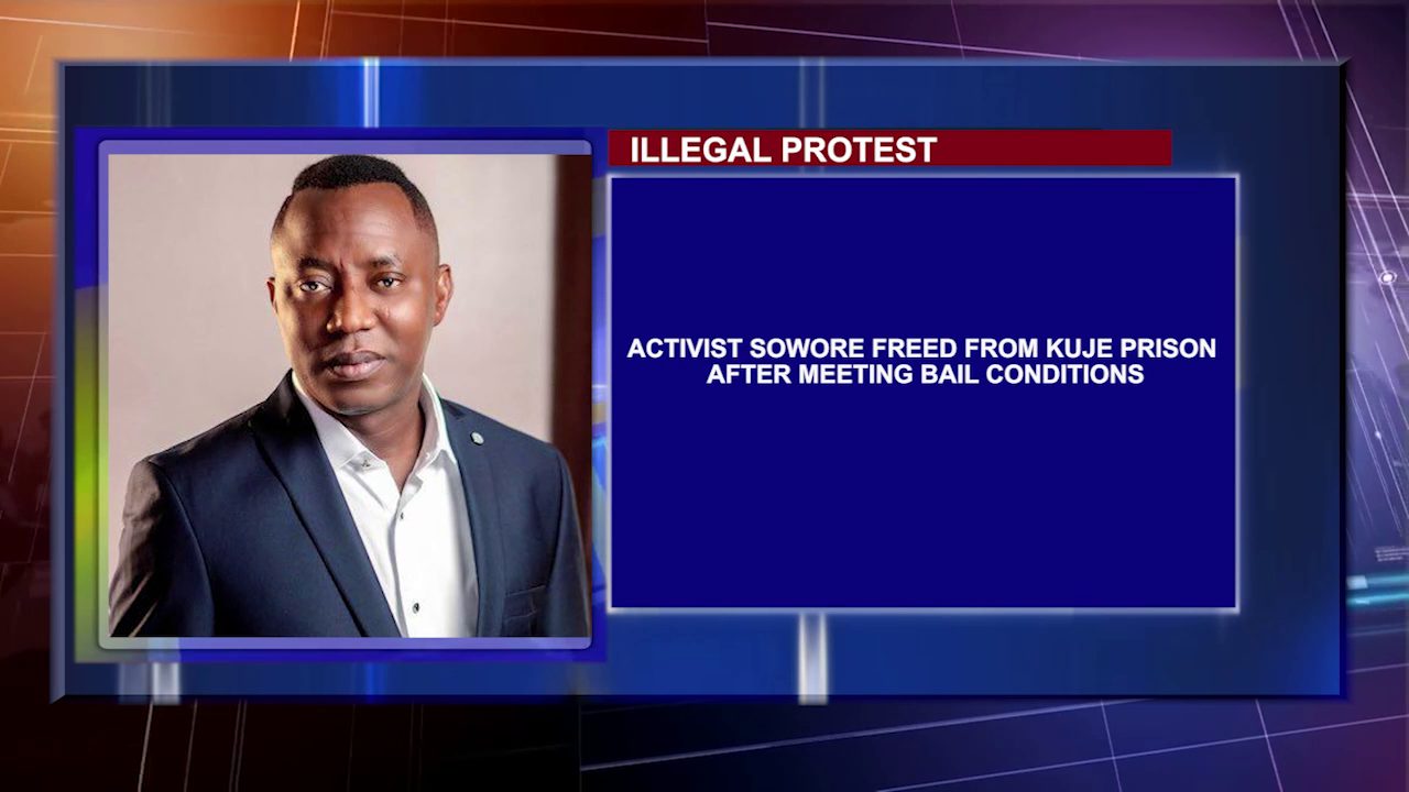 Activist Sowore Freed From Kuje Prison After Meeting Bail Conditions