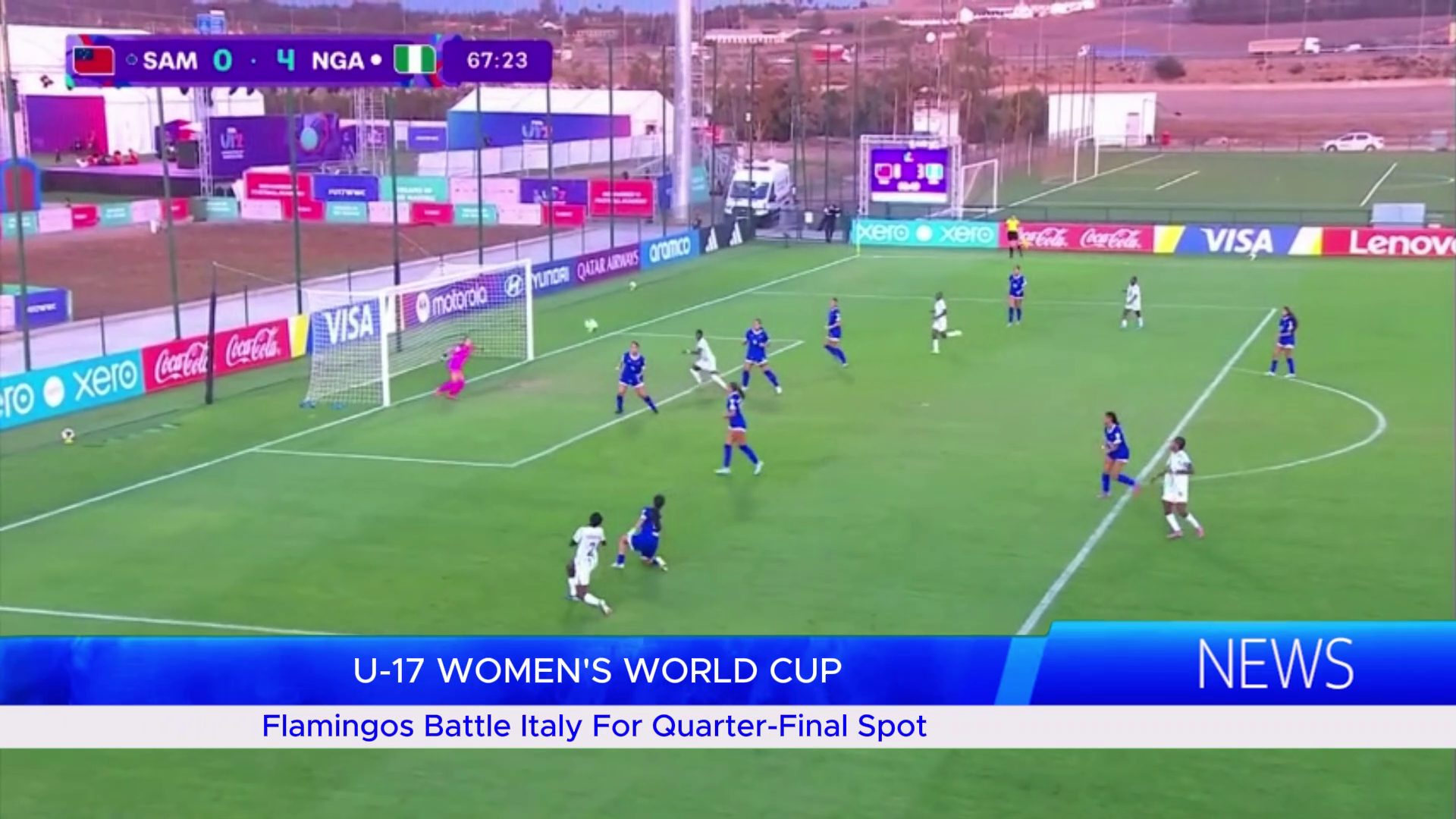 U-17 WOMEN’S WORLD CUP – Flamingos Battle Italy For Quarter-Final Spot