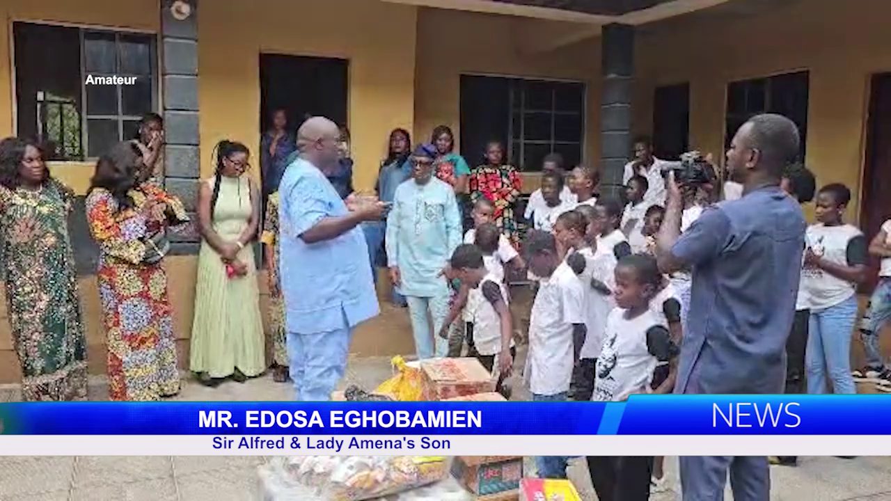 Eghobamien Family Visits Edo Orphanage, Inspires Children on Leadership and Hope