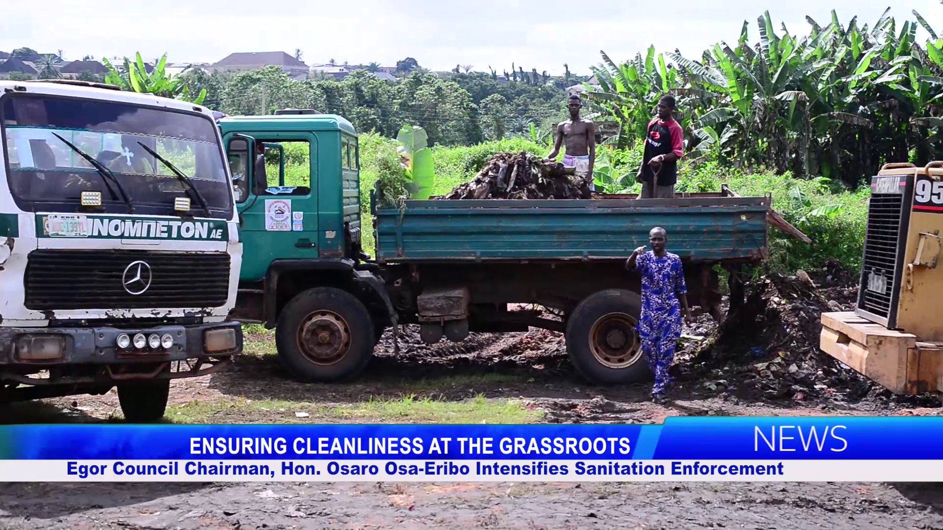 Egor Council Chairman, Hon. Osaro Osa-Eribo Intensifies Sanitation Enforcement
