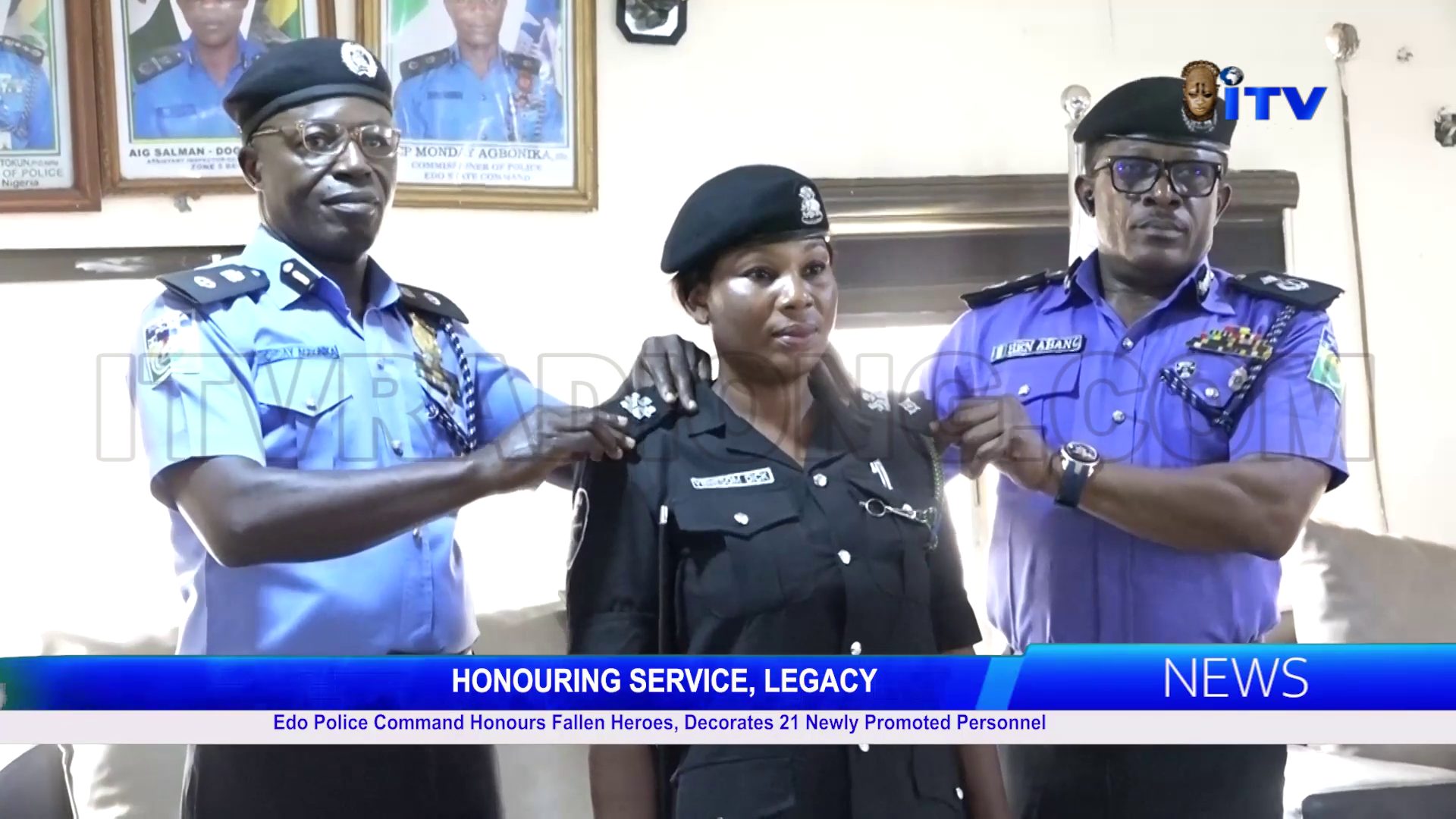 Edo Police Command Honours Fallen Heroes, Decorates 21 Newly Promoted Personnel
