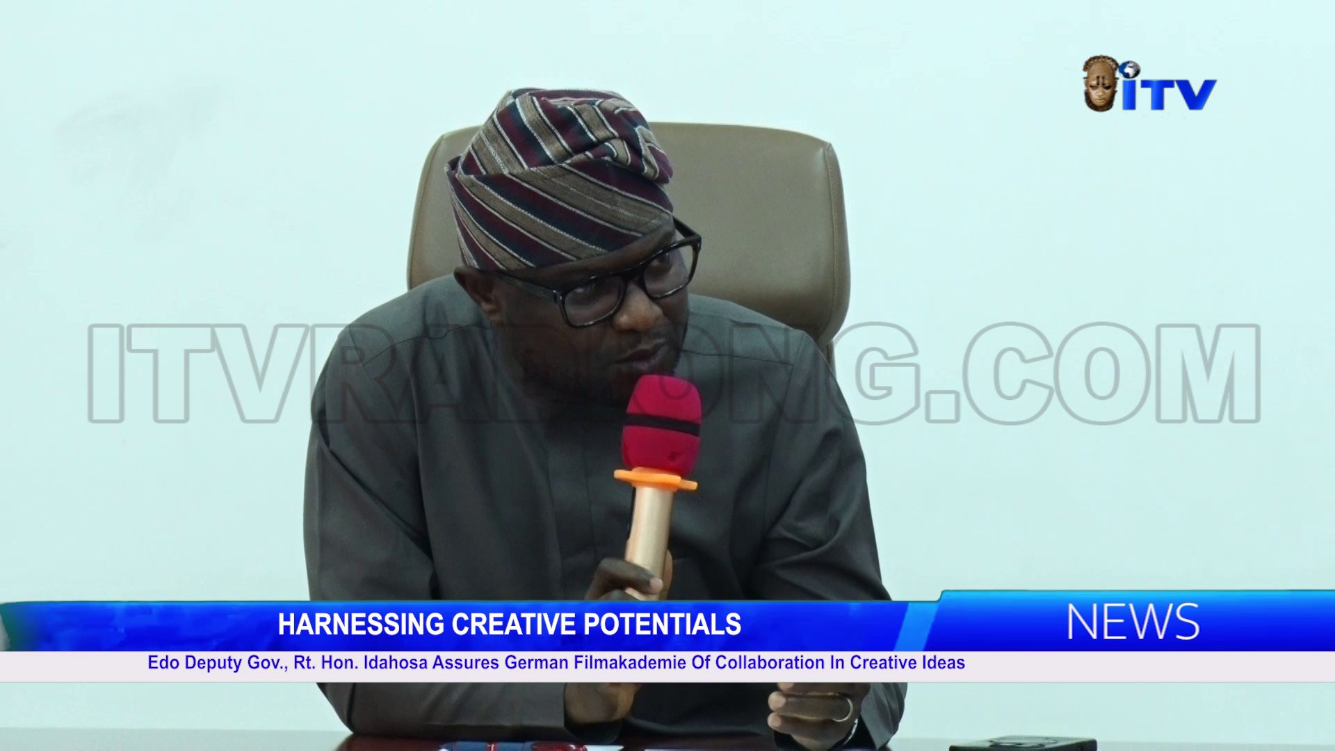 Edo Deputy Gov., Rt. Hon. Idahosa Assures German Filmakademie Of Collaboration In Creative Ideas