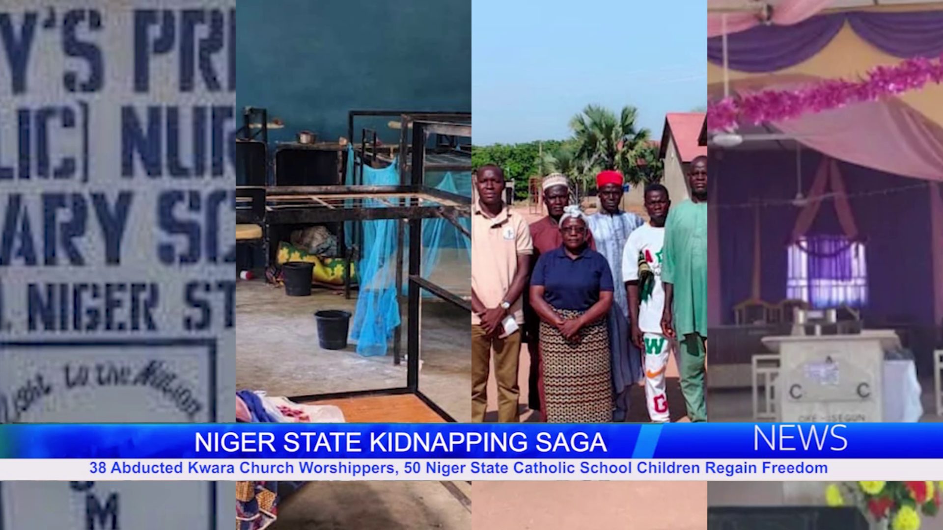 38 Abducted Kwara Church Worshippers, 50 Niger State Catholic School Children Regain Freedom