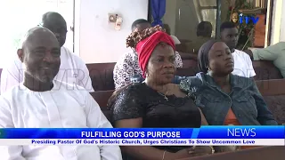 Presiding Pastor Of God’s Historic Church, Urges Christians To Show Uncommon Love