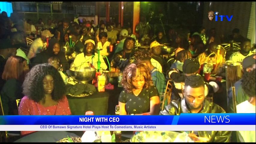 NIGHT WITH CEO: CEO Of Bamawo Signature Hotel Plays Host To Comedians, Music Artistes