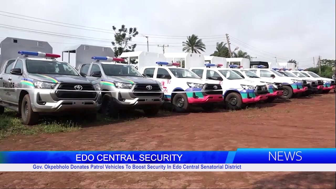 Gov. Okpebholo Donates Patrol Vehicles To Boost Security In Edo Central Senatorial District