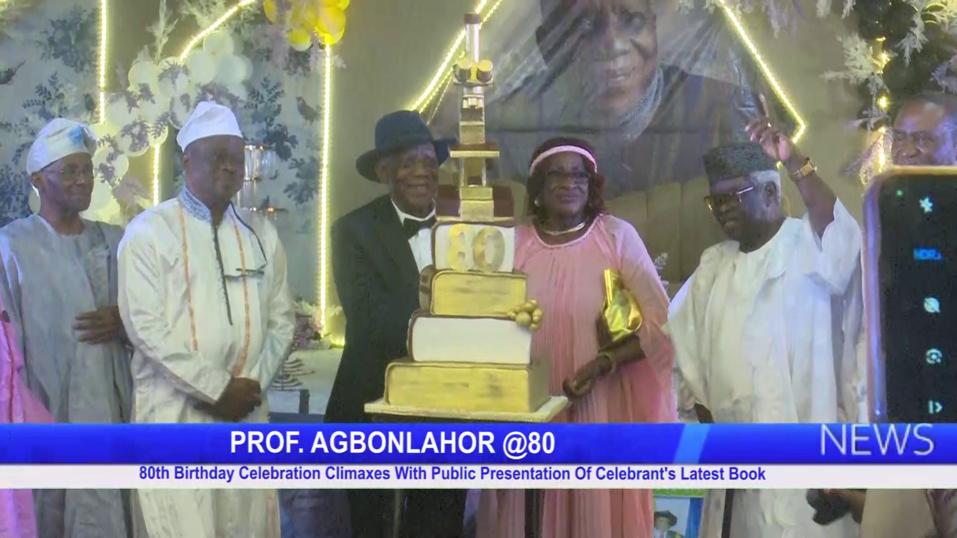 80th Birthday Celebration Climaxes With Public Presentation Of Celebrant’s Latest Book