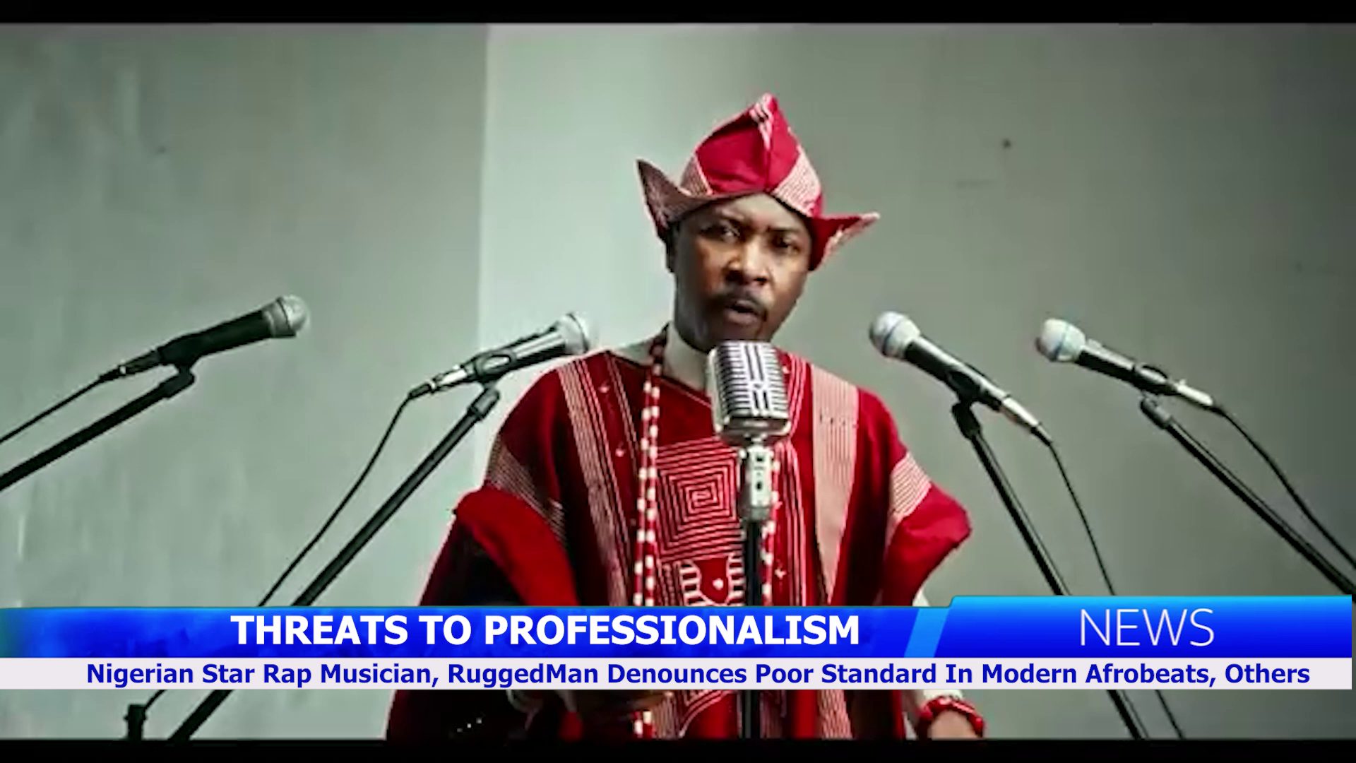 Nigerian Star Rap Musician, RuggedMan Denounces Poor Standard In Modern Afrobeats, Others