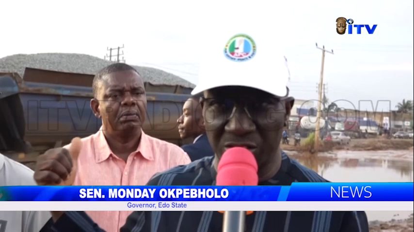 Gov. Okpebholo Inspects Ogheghe-Ologbo Axis Of Benin-Sapele Road Reconstruction