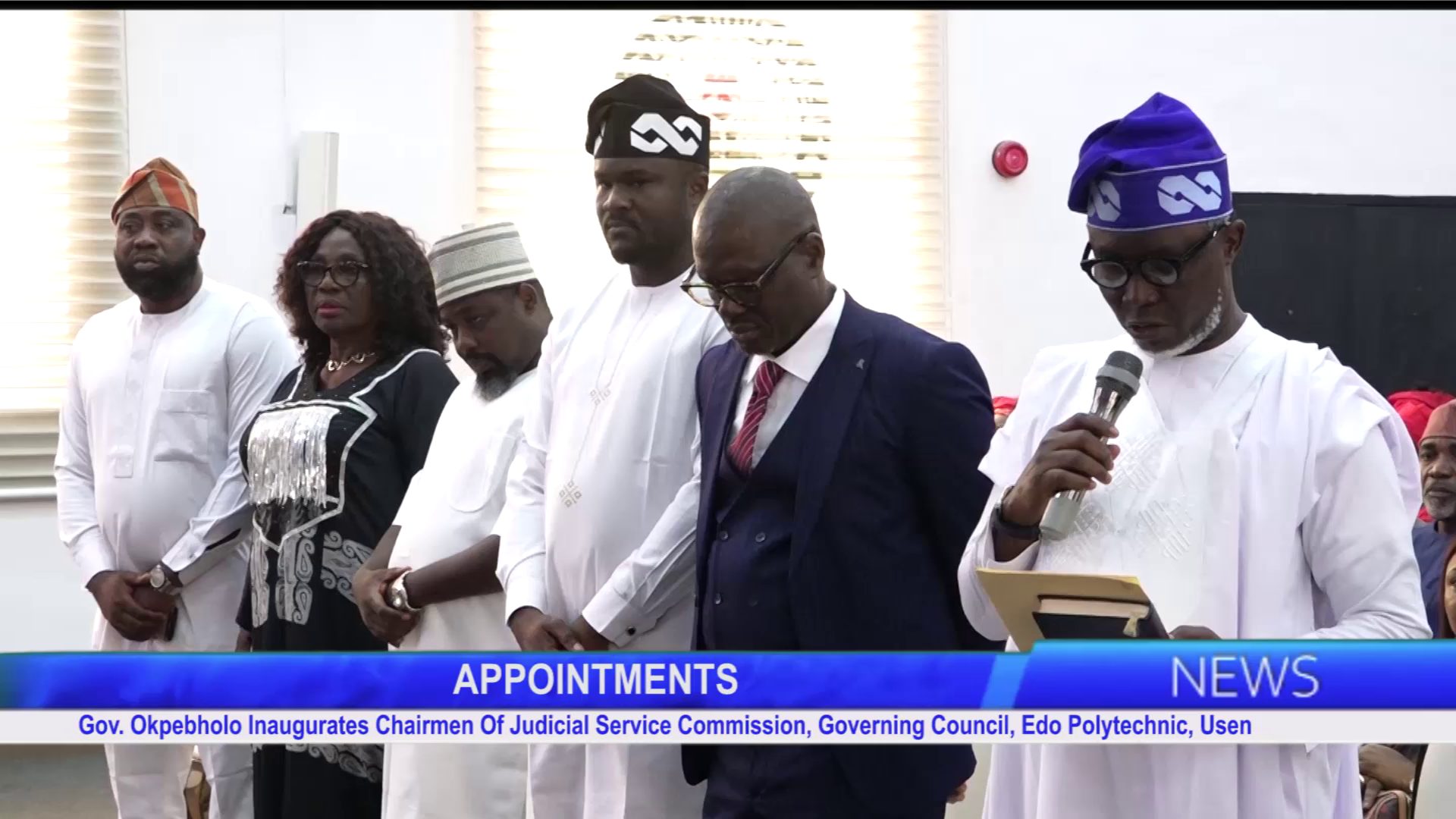 Gov. Okpebholo Inaugurates Chairmen Of Judicial Service Commission, Governing Council, Edo Polytechnic, Usen