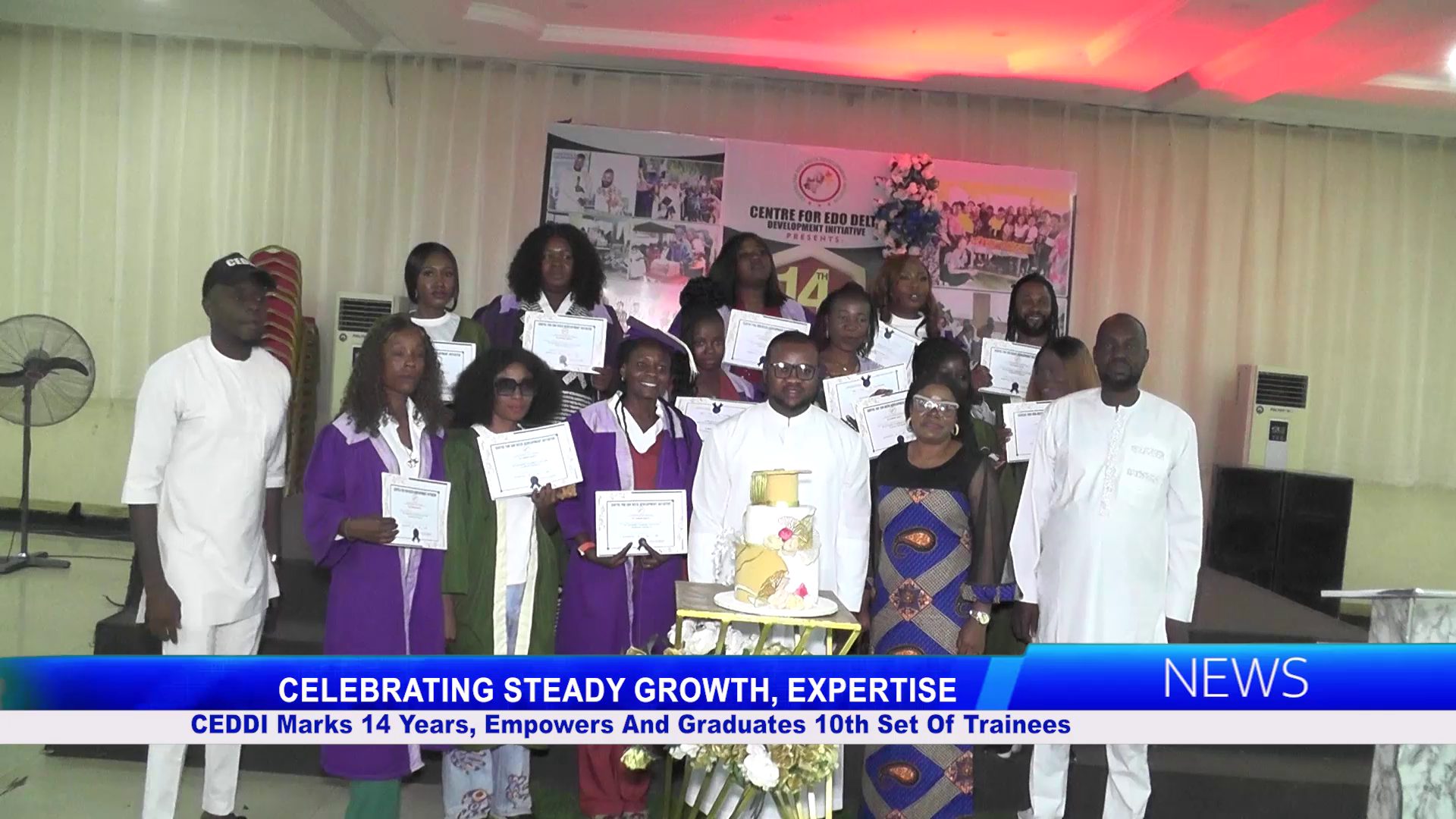 CEDDI Marks 14 Years, Empowers And Graduates 10th Set Of Trainees
