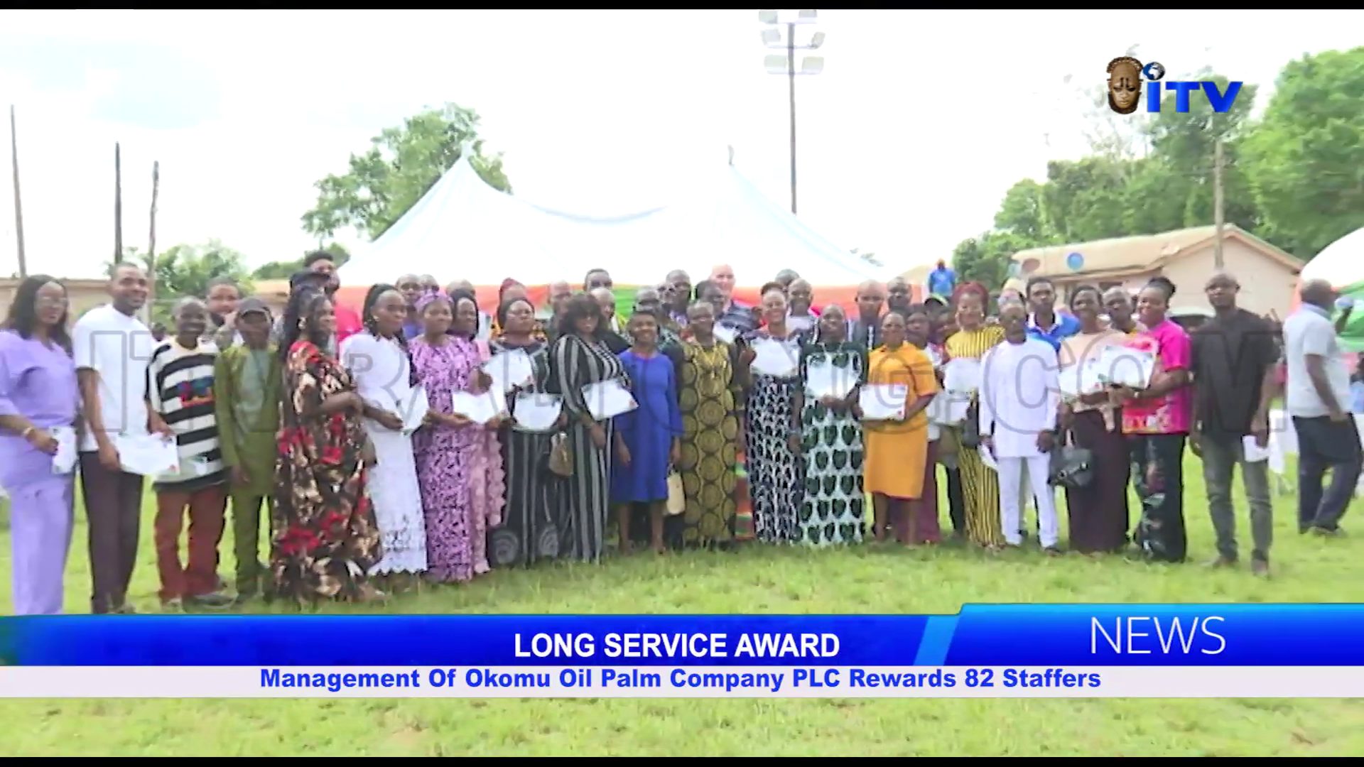 LONG SERVICE AWARD: Management Of Okomu Oil Palm Company PLC Rewards 82 Staffers