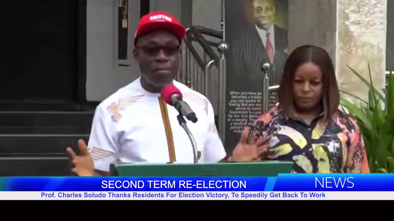 Prof. Charles Soludo Thanks Residents For Election Victory, To Speedily Get Back To Work