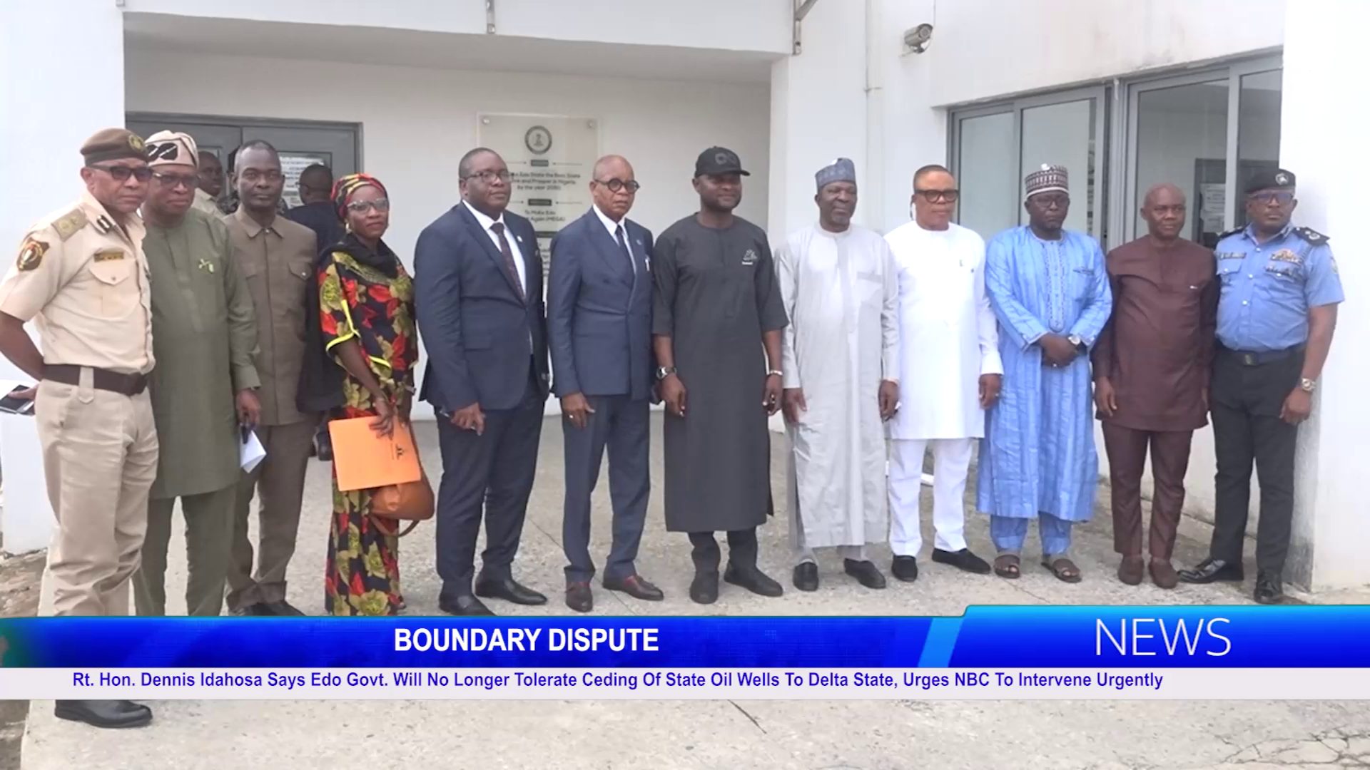 Rt. Hon. Dennis Idahosa Says Edo Govt. Will No Longer Tolerate Ceding Of State Oil Wells To Delta State, Urges NBC To Intervene Urgently