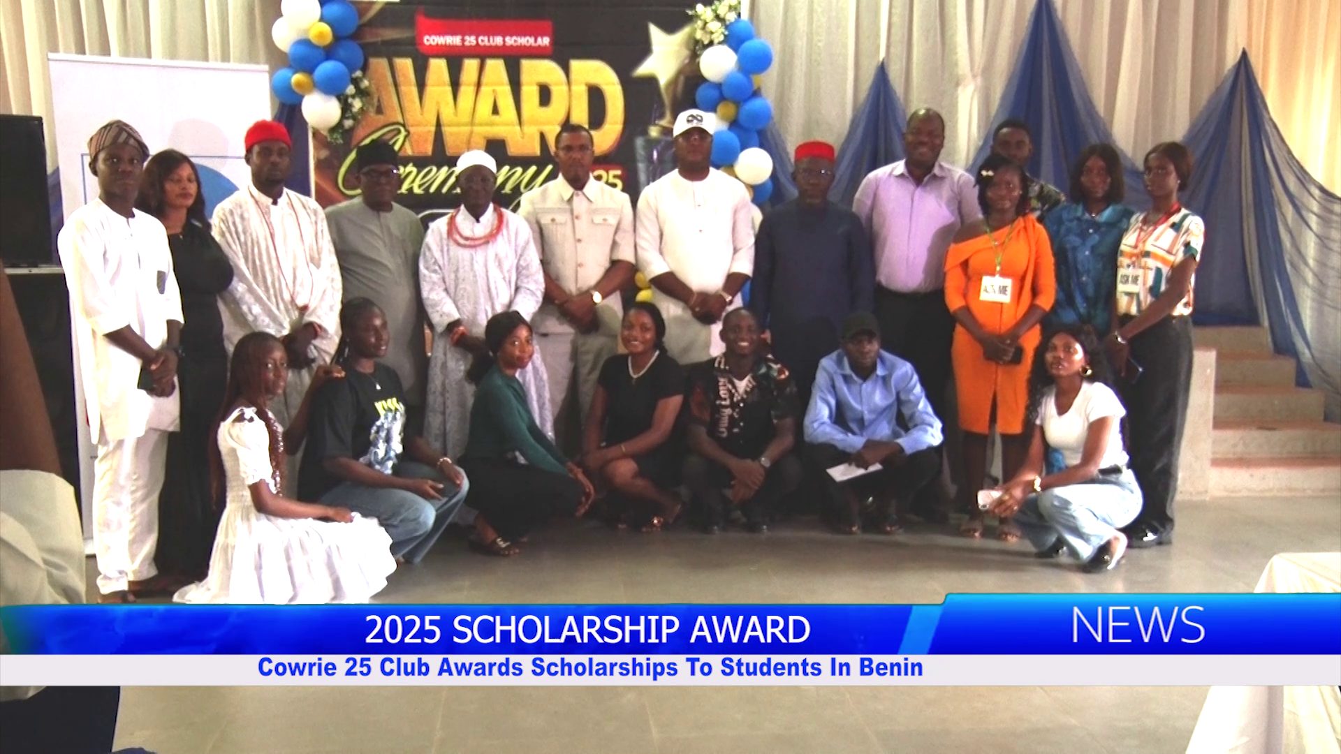 Cowrie 25 Club Awards Scholarships To Students In Benin