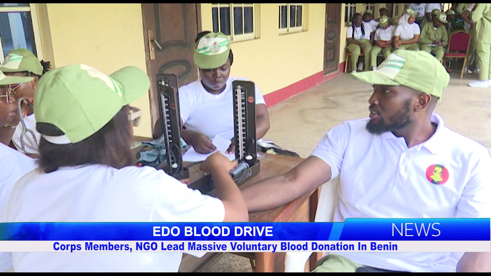 Corps Members, NGO Lead Massive Voluntary Blood Donation In Benin