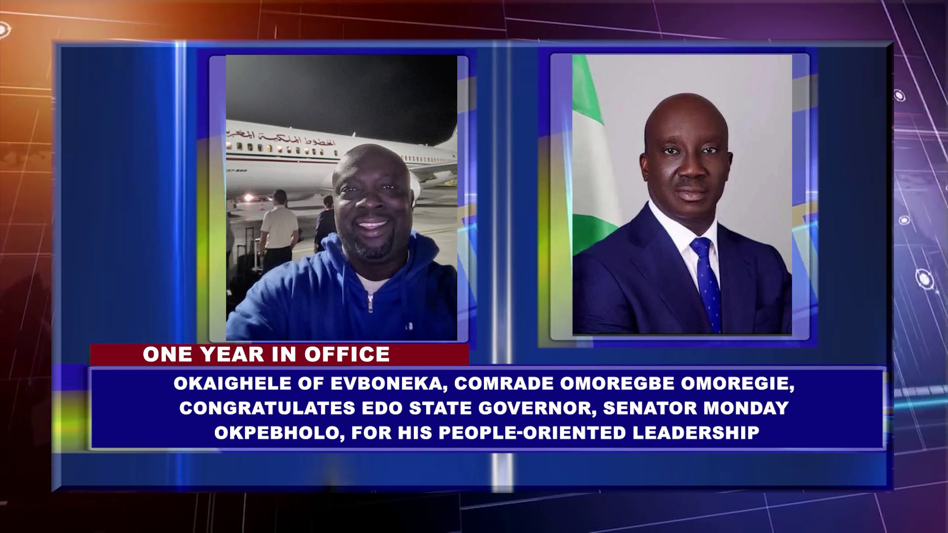 Okaighele Of Evboneka, Comrade Omoregbe Omoregie, Congratulates Edo State Governor, Senator Monday Okpebholo, For His People-Oriented Leadership