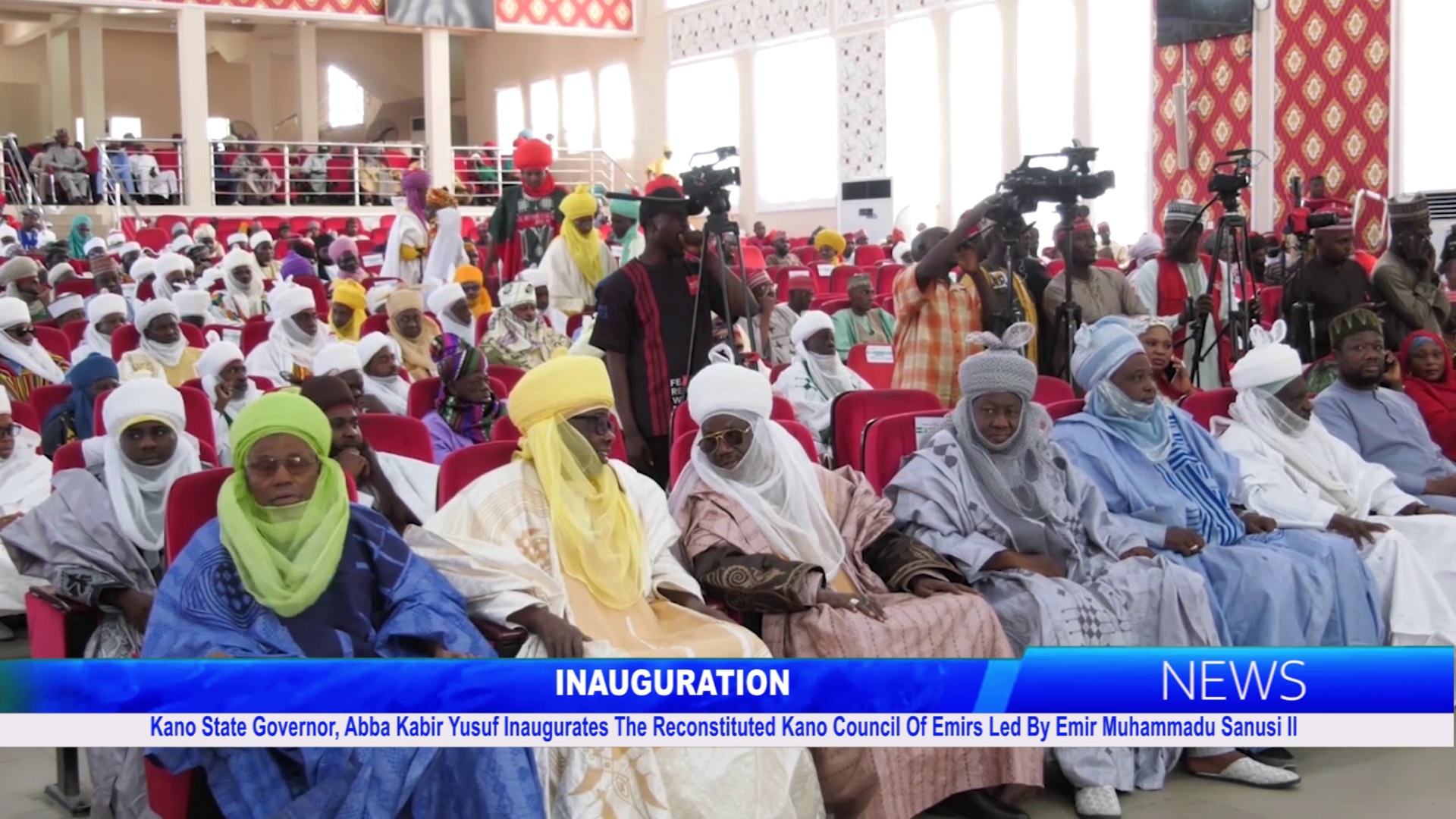 Kano State Governor, Abba Kabir Yusuf Inaugurates The Reconstituted Kano Council Of Emirs Led By Emir Muhammadu Sanusi II