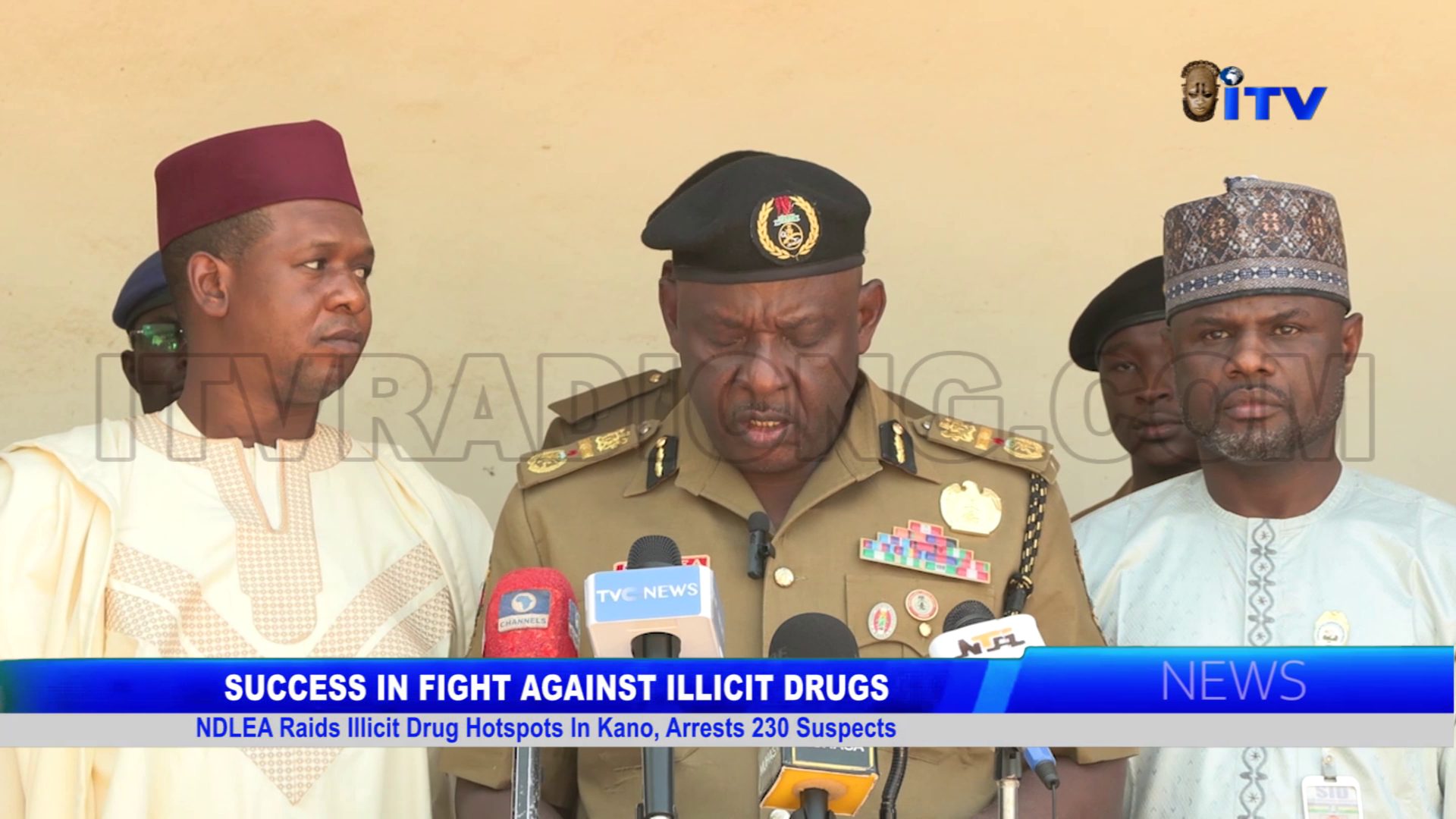 SUCCESS IN FIGHT AGAINST ILLICIT DRUGS: NDLEA Raids Illicit Drug Hotspots In Kano, Arrests 230 Suspects