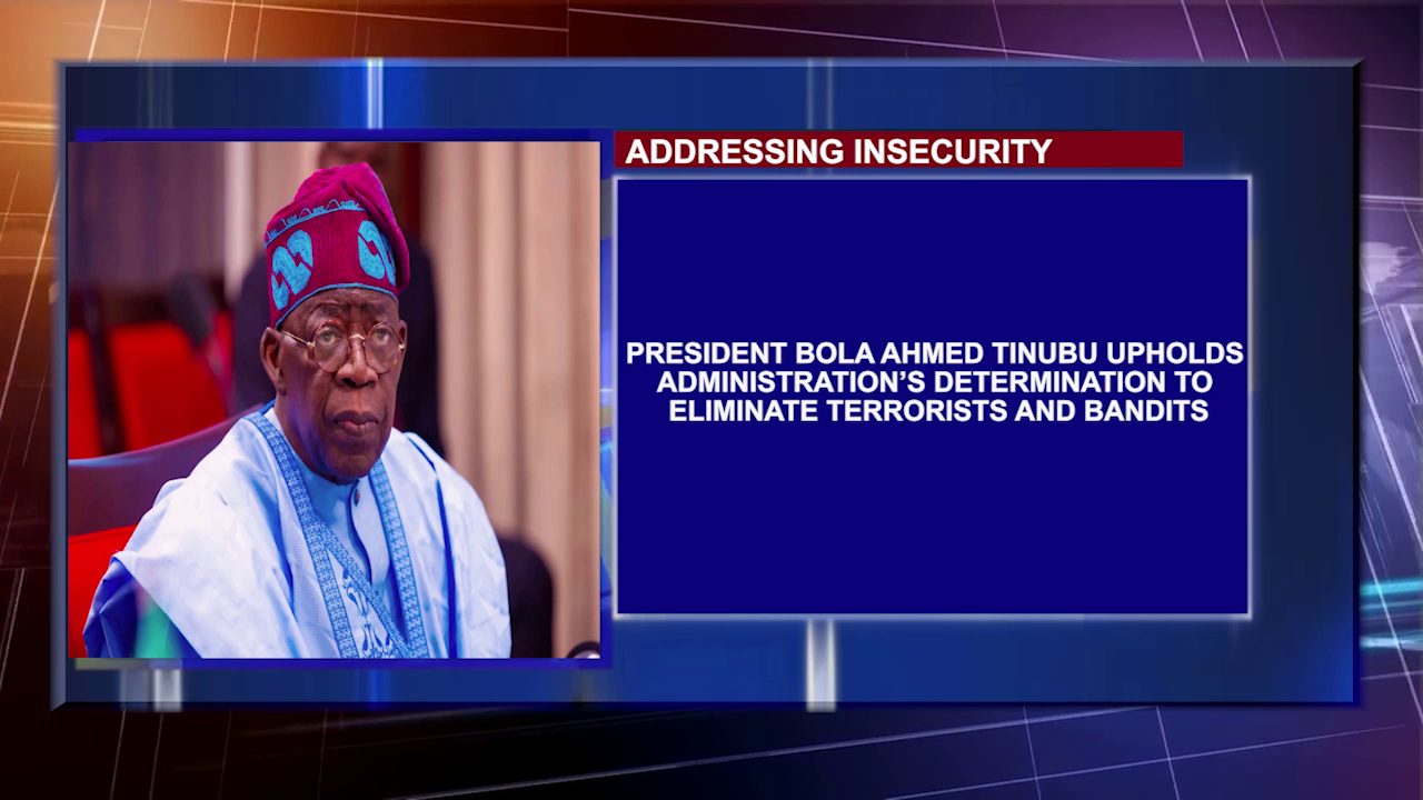 President Bola Ahmed Tinubu Upholds Administration’s Determination To Eliminate Terrorists And Bandits