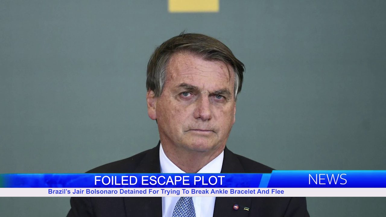 Brazil’s Jair Bolsonaro Detained For Trying To Break Ankle Bracelet And Flee