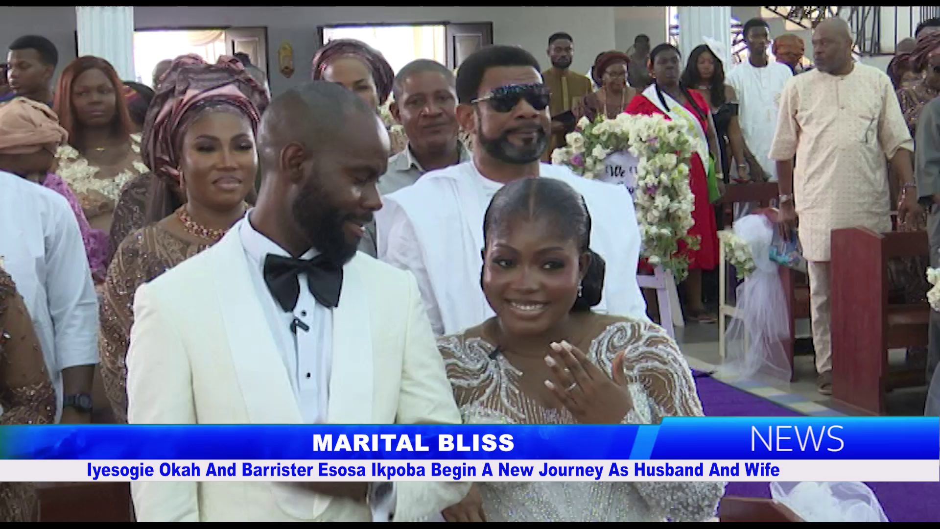 ‎Iyesogie Okah And Barrister Esosa Ikpoba Begin A New Journey As Husband And Wife