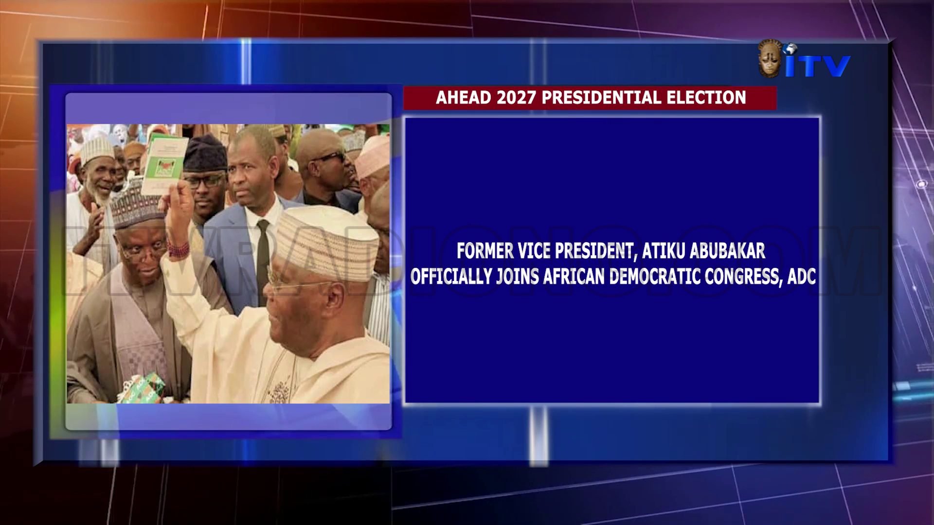 Ahead 2027 Presidential Election: Former Vice President, Atiku Abubakar Officially Joins African Democratic Congress, ADC