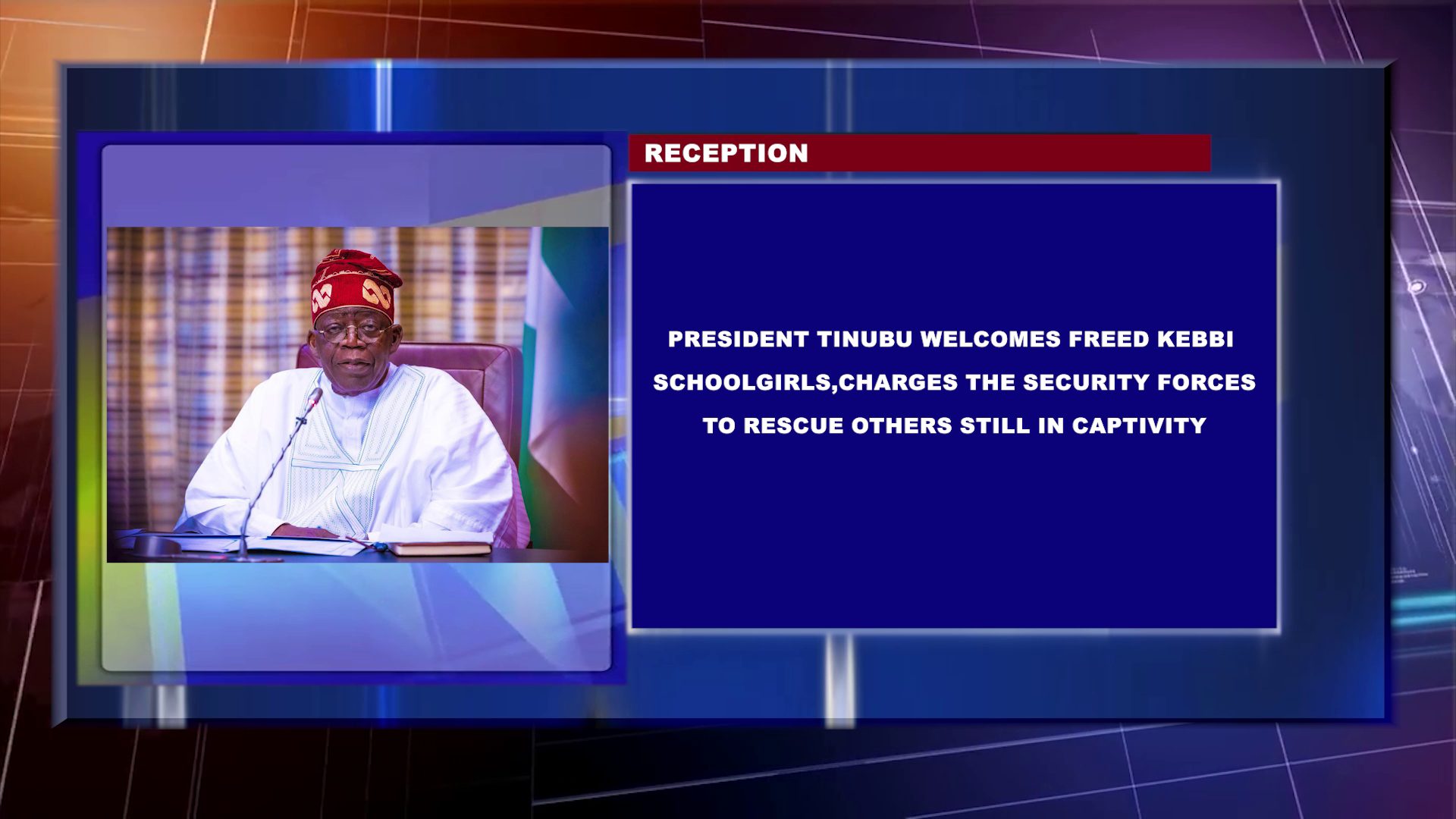 President Tinubu Welcomes Freed Kebbi Schoolgirls, Charges The Security Forces To Rescue Others Still In Captivity