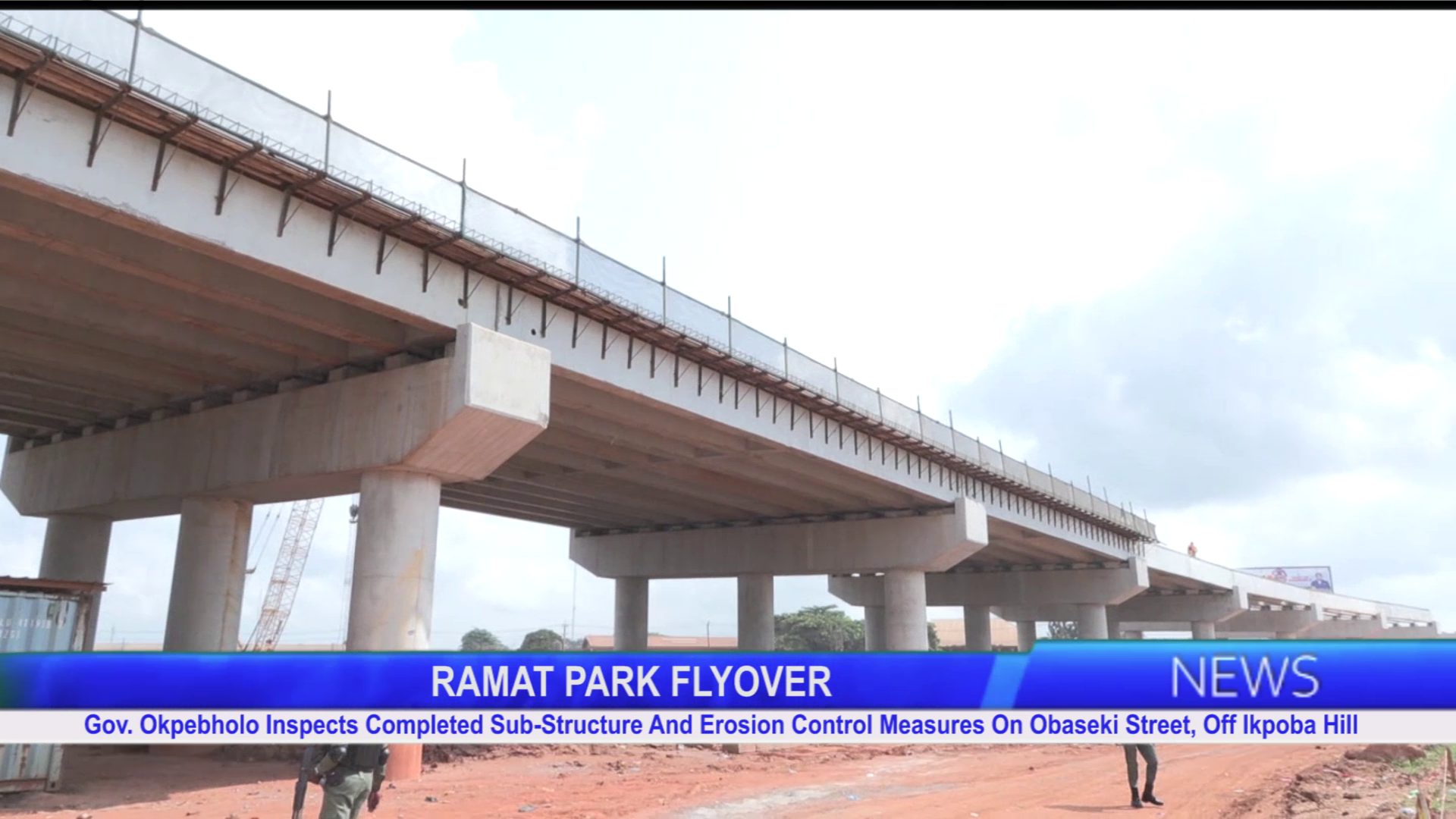 Gov. Okpebholo Inspects Completed Sub-Structure And Erosion Control Measures On Obaseki Street, Off Ikpoba Slope