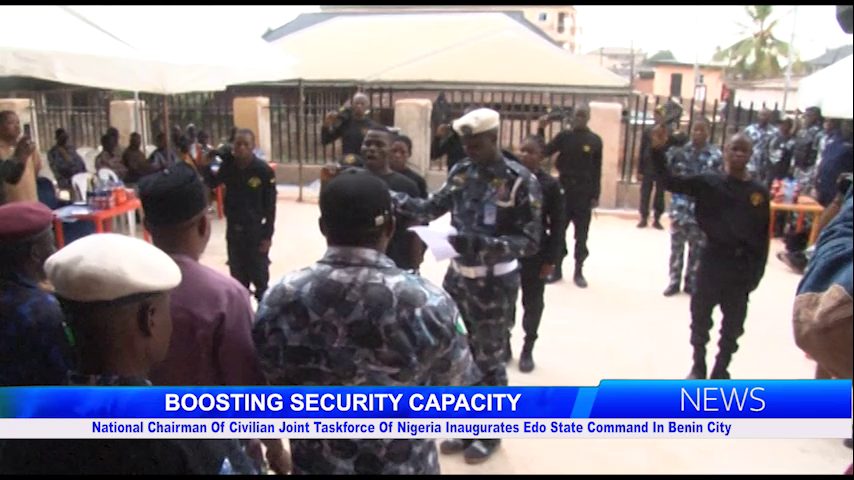 National Chairman Of Civilian Joint Taskforce Of Nigeria Inaugurates Edo State Command In Benin City
