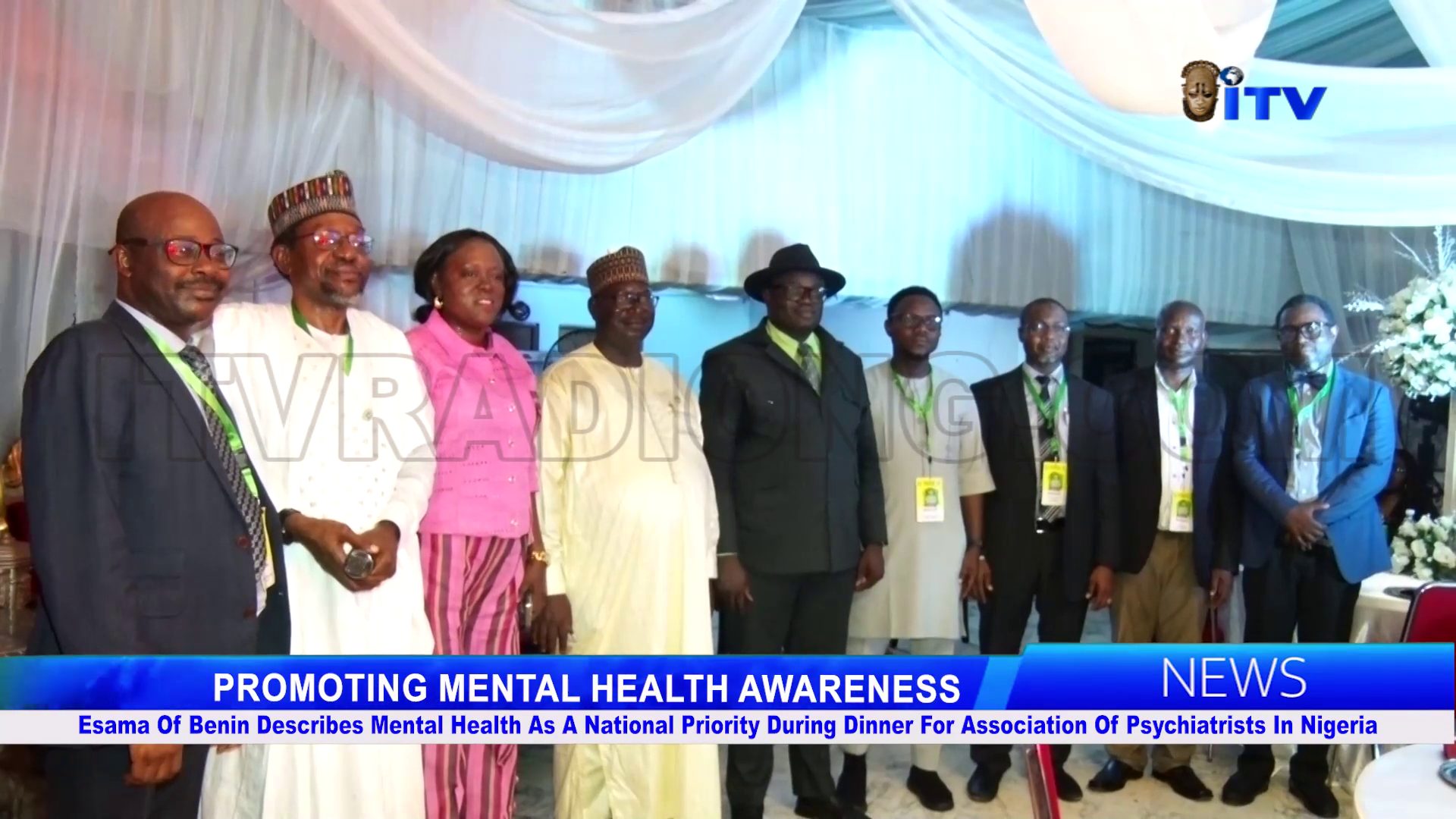 Esama Of Benin Describes Mental Health As A National Priority During Dinner For Association Of Psychiatrists In Nigeria