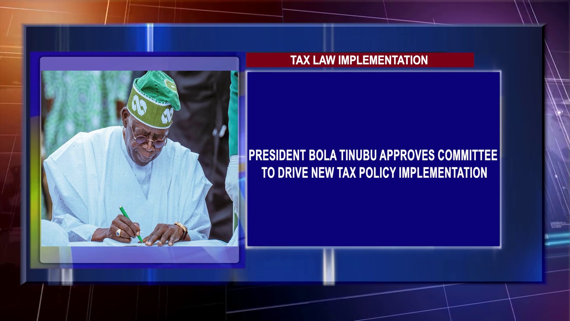 President Bola Tinubu Approves Committee To Drive New Tax Policy Implementation