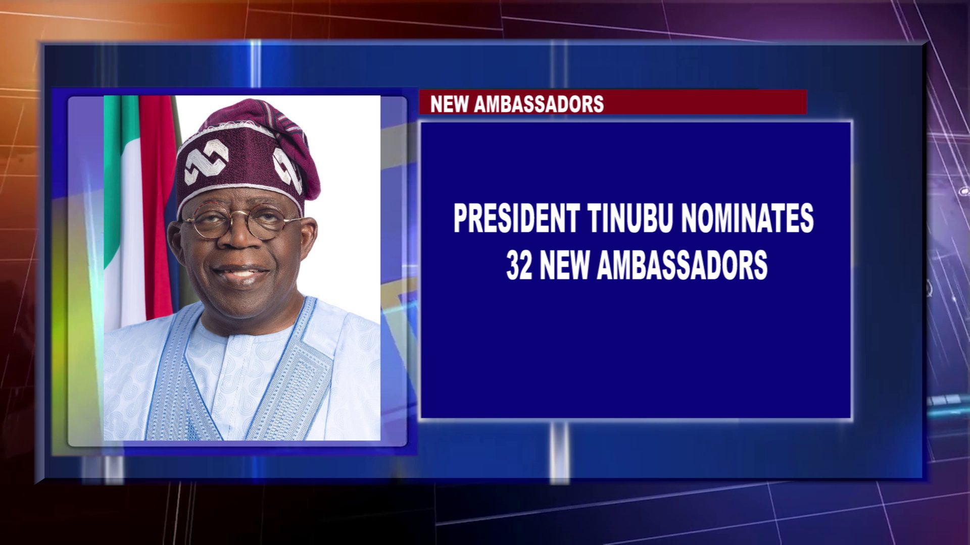 President Tinubu Nominates 32 New Ambassadors