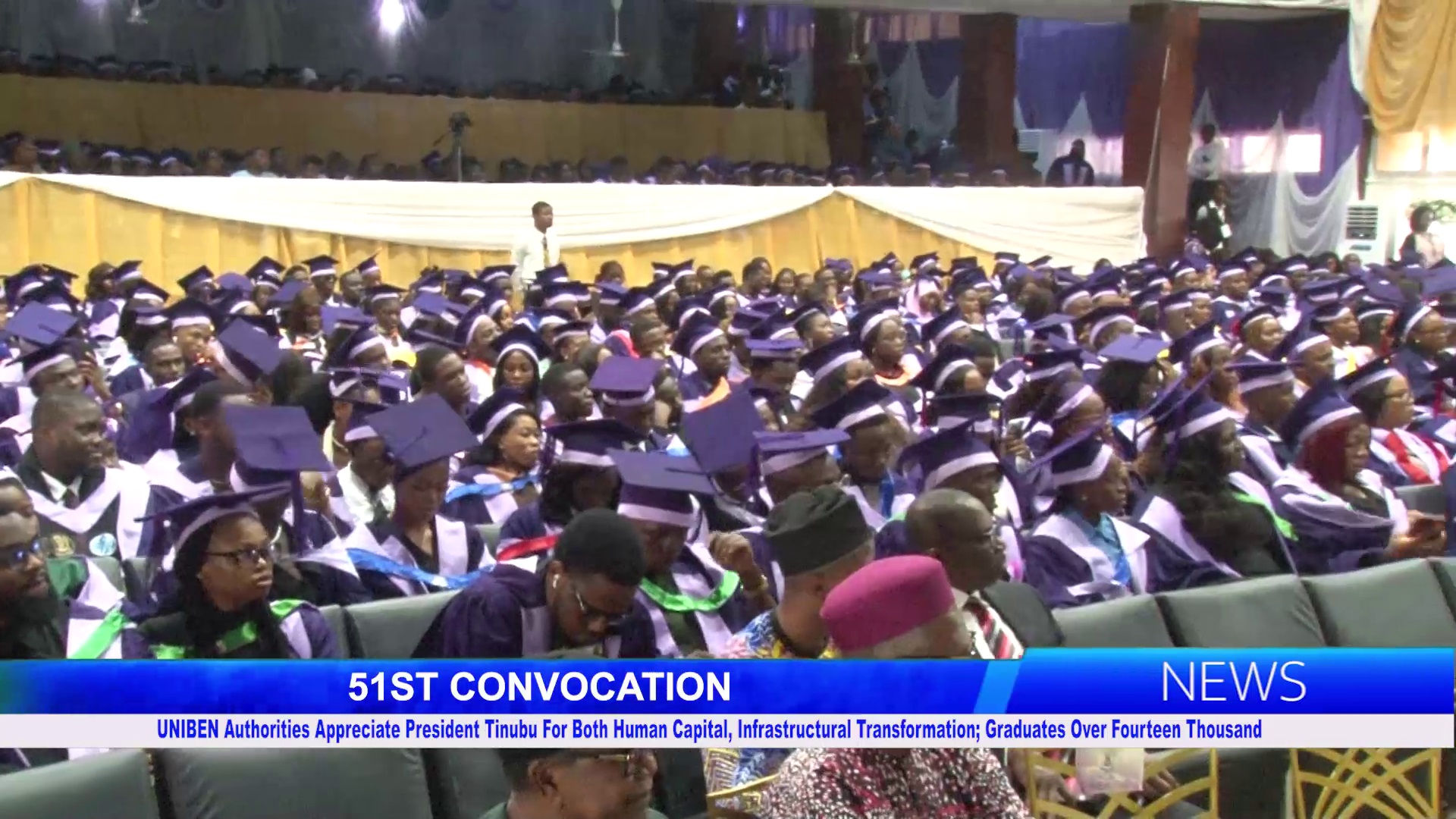 UNIBEN Authorities Appreciate President Tinubu For Both Human Capital, Infrastructural Transformation; Graduates Over Fourteen Thousand