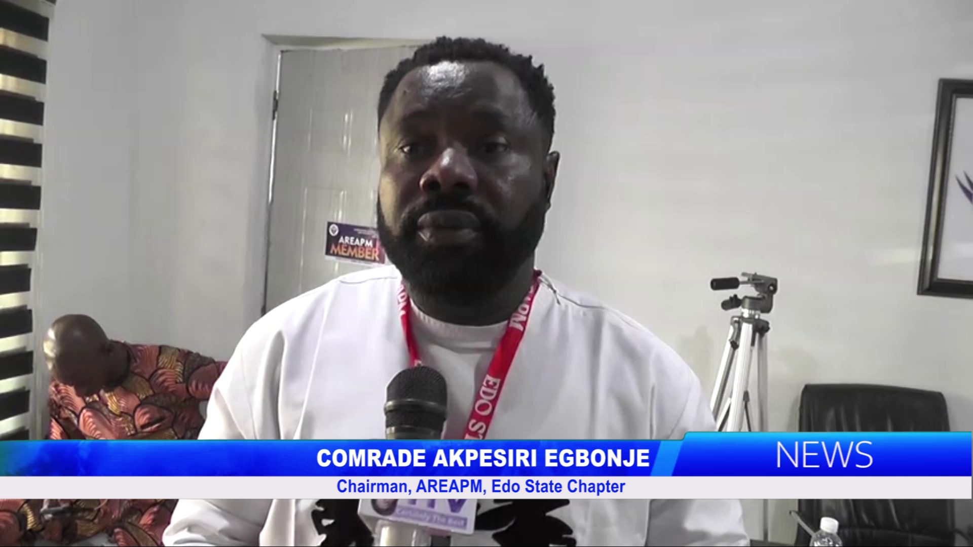 Comrade Akpesiri Miracle Egbonje Sworn-In As Chairman, AREAPM