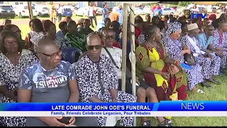 Late Comrade John Ode’s Funeral: Family, Friends Celebrate Legacies, Pour Tributes