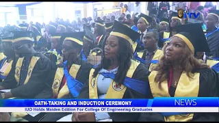 OATH-TAKING AND INDUCTION CEREMONY: IUO Holds Maiden Edition For College Of Engineering Graduates