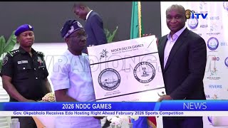 Gov. Okpebholo Receives Edo Hosting Right Ahead February 2026 Sports Competition