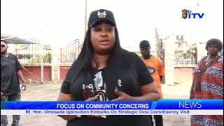 Rt. Hon. Omosede Igbinedion Embarks On Strategic Ovia Constituency Visit