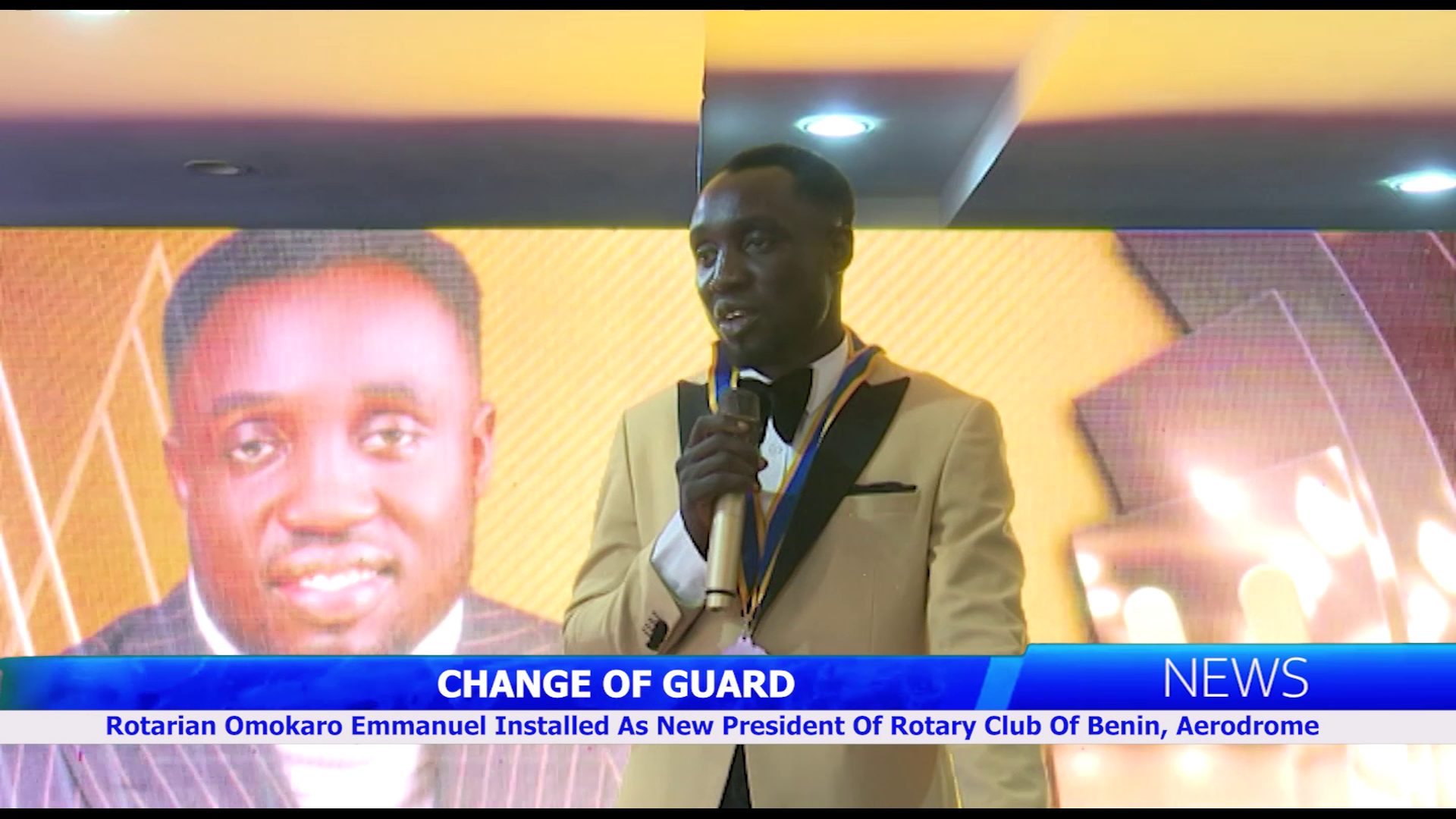 Rotarian Omokaro Emmanuel Installed As New President Of Rotary Club Of Benin, Aerodrome