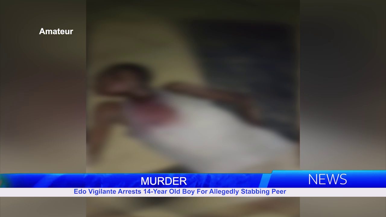 Edo Vigilante Arrests 14-Year Old Boy For Allegedly Stabbing Peer