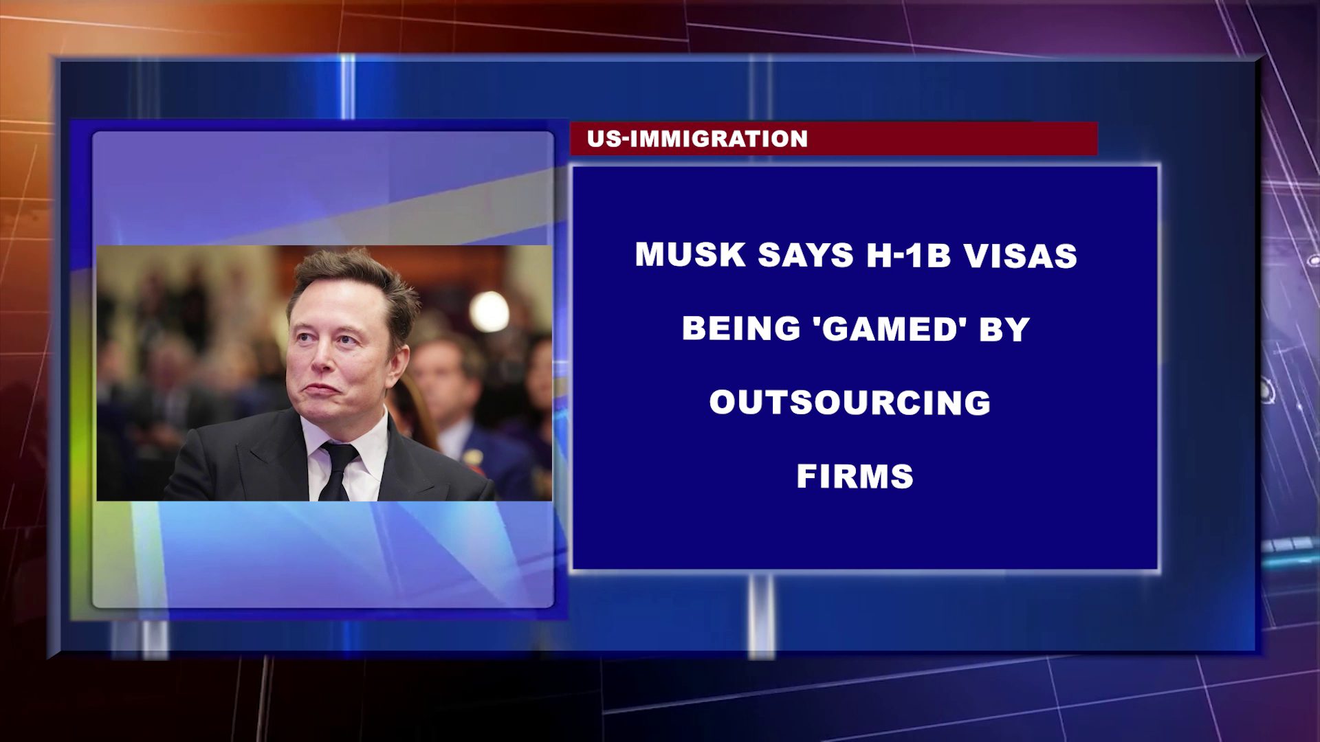 US-IMMIGRATION: Musk Says H-1b Visas Being ‘Gamed’ By Outsourcing Firms